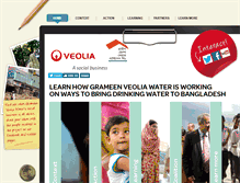 Tablet Screenshot of grameenveoliawaterltd.com